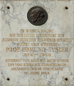 Eysler Gedenktafel